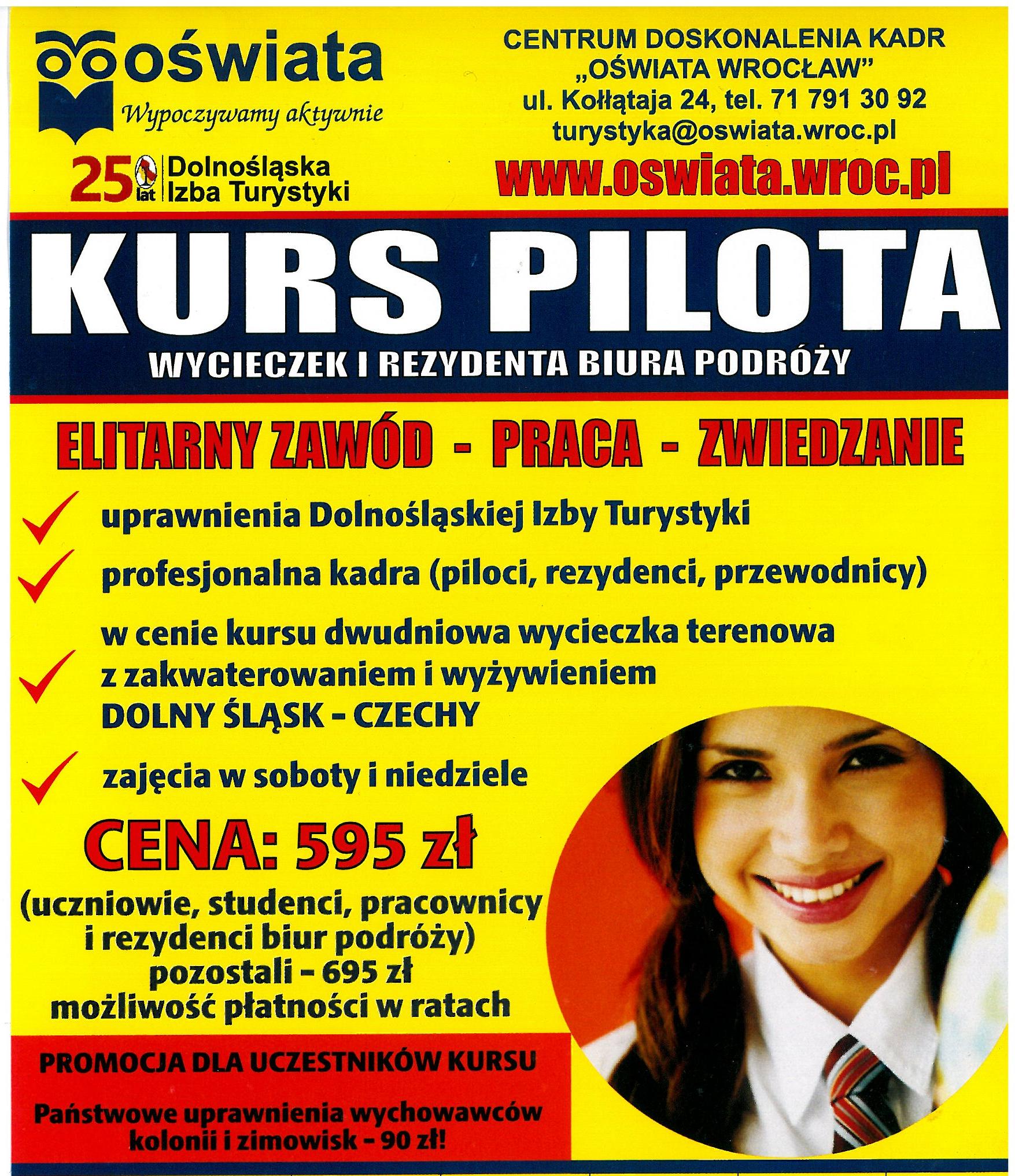 KURS PILOTA WYCIECZEK